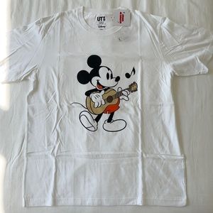 RARE UNIQLO x Sounds of Disney Mickey Mouse Guitar T-Shirt - Size Large